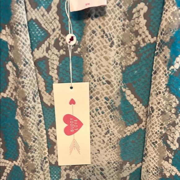 Buddy Love 💗 boutique Snake Print Cardigan - Picture 4 of 6